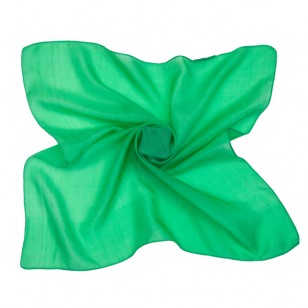 Pañuelo 100% seda,tamaño 50 x 50 cms,color verde
